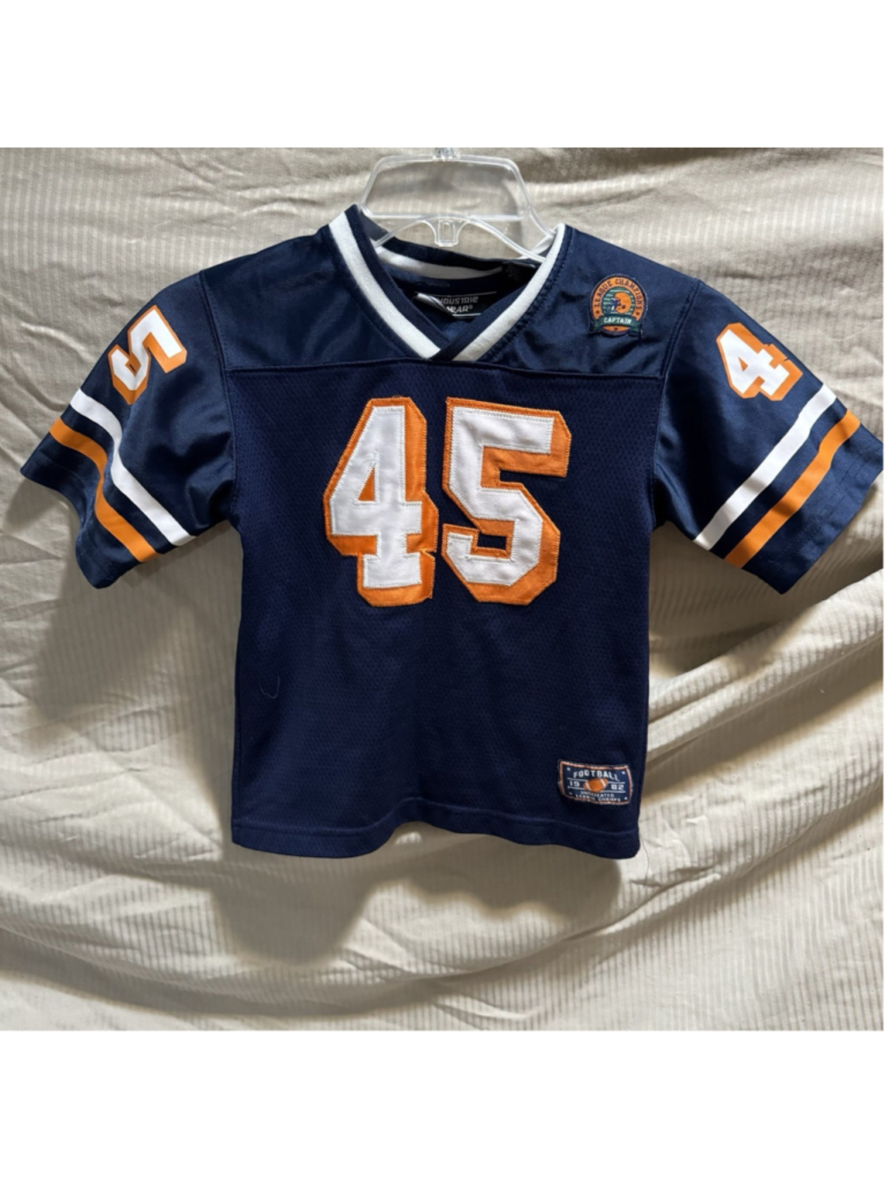Kids Football Jersey Industrie Wear Size S4 #45 1982 League Champs Jersey